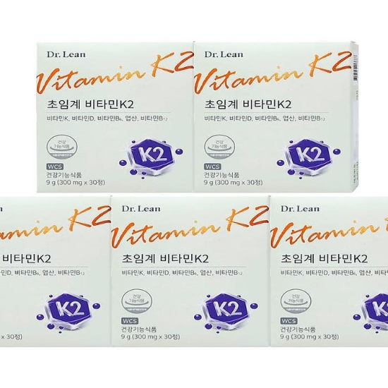 닥터린초임계<b>비타민K</b>230정5박스5개월분(SH)