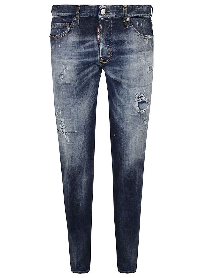 디스퀘어드2 디스 디테일 스터드 장식 슬림 진 S74LB1256 S30664 470 23SS DISTRESSED EFFECT 데님 JEANS S74LB1256S3 153359805