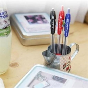 아트박스/제이엘 코퍼레이션 동아 애니볼501 노크식 유성펜 (색상선택)