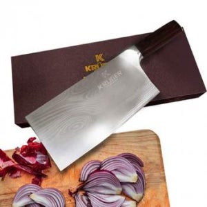 하이카본 중식 주방칼 우드 무늬 손잡이 식도