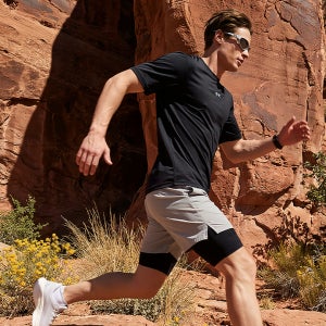 러닝 남자 반팔 티 상의 아이스페더 숏슬리브