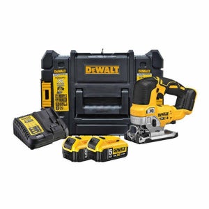 디월트 DCS334P2 20V 충전직쏘 5.0Ah 배터리 2개 747815