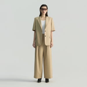 [이로]CLARTE 리넨 반팔 자켓(ILJAM26707BEX)