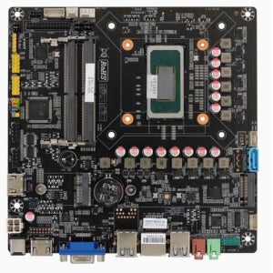 Ultra 5 125H Ultra 7 155H Mini-ITX 마더보드 Intel CPU IPC SBC 임베디드 초박형 메인보드(2COM LAN DDR5 4USB LVDS 포함)
