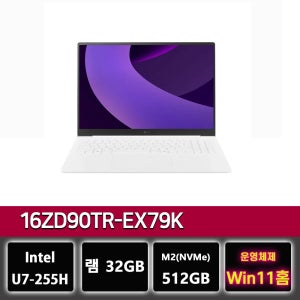 LG전자 LG 그램 프로 16ZD90TR-EX79K RTX 5050 노트북 윈11설치