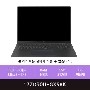 LG전자 LG 그램 프로17 17ZD90U-GX5BK 512GB교체(zoaa)