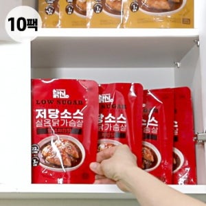 닭신 바로먹는 상온 실온보관 저당소스 실온닭가슴살 양념치킨맛 10팩