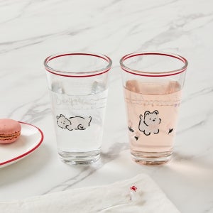 봉쥬르두부 변색 쥬스컵 300ml 2P세트