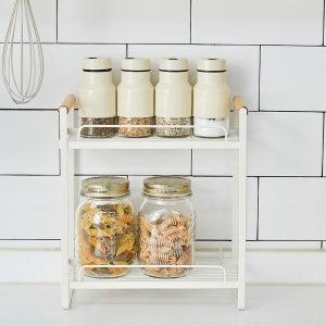 마이키친 우드핸들 2단 양념랙