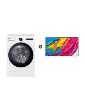 LG 트롬 오브제컬렉션 워시콤보 + LG QNED AI TV FH25WA + 75QNED75AEA