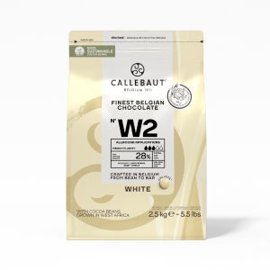 칼리바우트 W2 화이트 커버춰 초콜릿 2.5kg (카카오 28%)