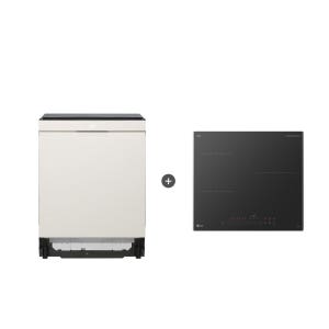 LG 디오스 오브제컬렉션 식기세척기 + LG 디오스 인덕션 DUE6BGL1E + BEI3ASB2OE / 6BG1E-ASB2E
