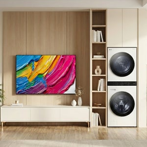 LG 트롬 오브제컬렉션 워시타워 + LG QNED AI TV  W2421WAMR + 75QNED75AEA
