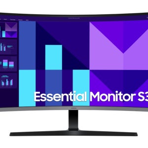 삼성전자 에센셜 모니터 S3 S39GD FHD 100Hz 커브드 (LS27D396) LS27D396GAKXKR