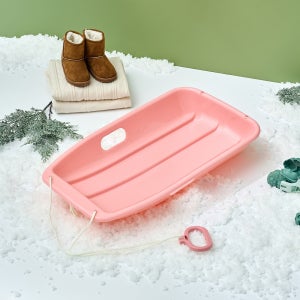 [키즈] ON 윈터플레이 눈썰매 S 코랄핑크