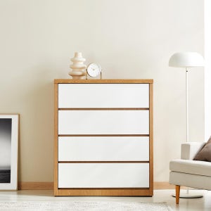 스탠다드맥스 광폭 4단 서랍장 W1000 내추럴