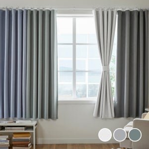 ON 높이조절 셀프맞춤 100% 빛차단 암막커튼 1장 (4 sizes)