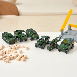 [키즈] 카 긴급출동 군인 미니 카 6P SET