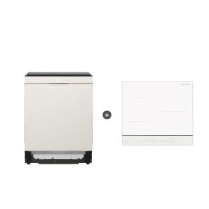 LG 디오스 오브제컬렉션 식기세척기 + LG 디오스 인덕션 DUE6BGL1E + BEI3QKHLOE / 6BG1E-QKHE