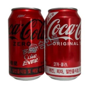 코카콜라 코카콜라 제로 355ml x 각 6개씩 총 12캔 /s (S40901521)