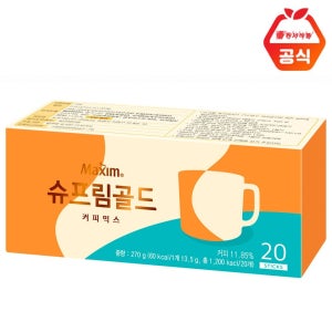 [롯데백화점] 동서식품 동서 맥심 슈프림골드 20T LE1208957902