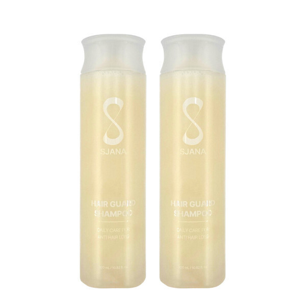 스자나 헤어가드 <b>탈모</b> 완화 기능성 샴푸 두피 쿨링케어 320ml 2개 모낭을 활성화하는 카페인 처방