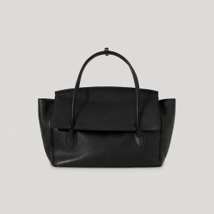 킨더살몬 Tessa Leather Tote Bag Black 3636946 414805