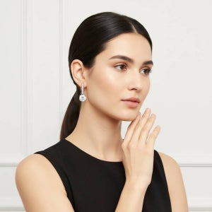 스와로브스키 5636717 콘스텔라 드롭 후프 귀걸이 Stilla Constella 1557775 153433724