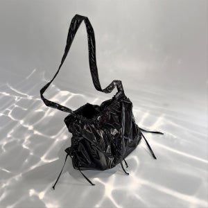 샤링백 숄더백 여성가방 호보백 나일론가방 셔링, 소모(SOMO)