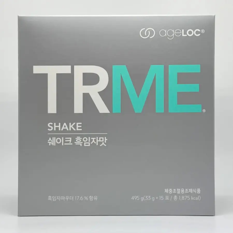 <b>뉴스킨</b> TRME 쉐이크 흑임자맛 식물성 <b>단백질</b>