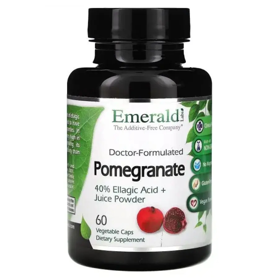 <b>Emerald Laboratories</b>, 석류, 베지 캡슐 60정(캡슐 1정당 725mg)