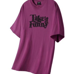[어반에이지] Take It Funny Vintage 오버 반팔_마젠타핑크 U4SST06PK
