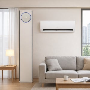 LG 휘센 AI 오브제컬렉션 타워I 에어컨 2in1 (5시리즈) FQ25FN5BA2기본설치비포함 전국무료배송 실외기포함