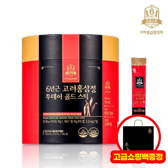 6년근 고려홍삼정 투데이 골드 스틱 제품 이미지