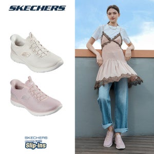 스케쳐스 26SS 최신상 여성용 써밋 슬립인스 밴딩 워킹화 TV상품