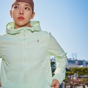 [르꼬끄스포르티브] 유니 러닝 에어리 경량 자켓 - 민트 QR223EJK41