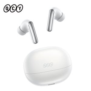 QCY MeloBuds N20 어댑티브 하이브리드 노이즈 캔슬링 이어버드 무선 블루투스 6.0 헤드폰 6개 마이크 클리어 통화 HT20 이어폰 40시간 사용