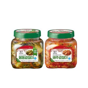 종가 봄동겉절이/배추겉절이 1.1kg 2개