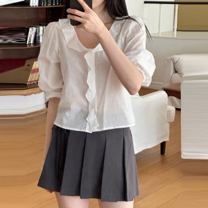[New season sale] 페어리 러플 블라우스