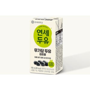 연세두유 무첨가 두유 검은콩  190ml  72개