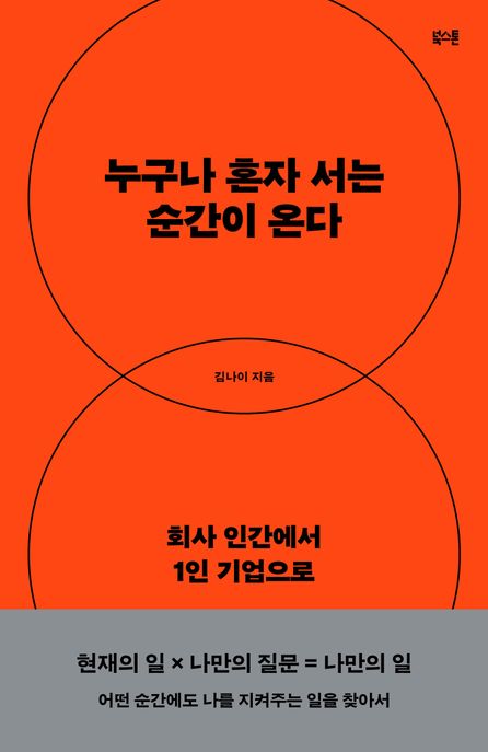 누구나 혼자 서는 순간이 온다 (회사 인간에서 1인 기업으로)