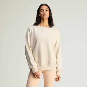 adidas by Stella McCartney 오픈 넥 스웨트셔츠