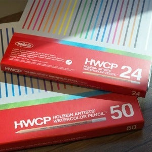 홀베인 전문가용 수채색연필 24색, 50색 세트 [옵션선택]