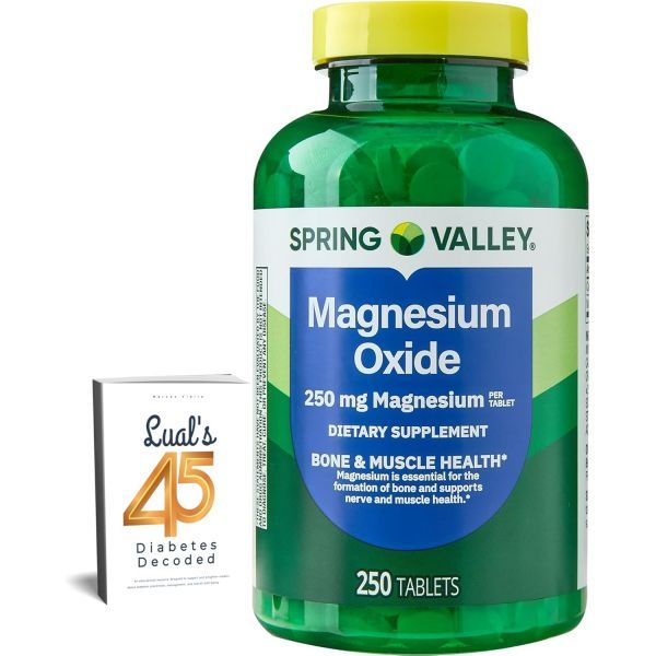 <b>불안</b> <b>스프링 밸리</b> 마그네슘 | 여성 와 산화 250mg 정제 루알 45가지 이 된 250 카운트 번들  250 Count (Pack of 1)  Unflavored