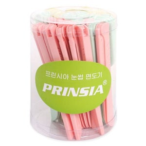 구레나룻 잔털까지 세밀하게 관리 접이식 눈썹칼 36입