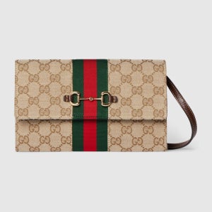 GUCCI [구찌 홀스빗] 웹 스트랩 지갑