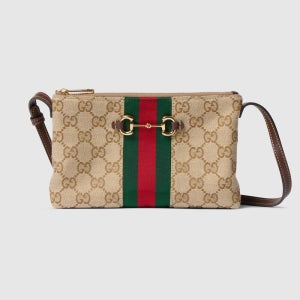 [구찌] GUCCI 홀스빗 웹 스몰 숄더백