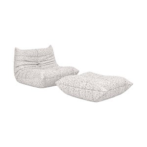 Ligne Roset 리네로제 Togo 토고 1인용소파 풋스툴 세트 16174360625497