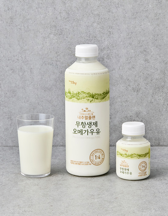 에치와이 내추럴플랜 무항생제 오메가우유 성분 분석