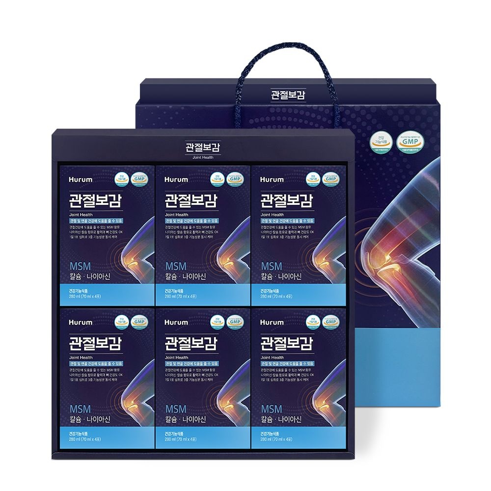 [롯데백화점] <b>비타민뱅크</b> [1+1] 휴럼 관절보감 MSM 건강기능식품 24포 2박스 LE1221198189